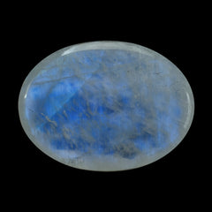 RAINBOW MOONSTONE TABLE CUT OVAL CAB (CLOUDY) 27.00X20.00 MM 24.58 Cts.