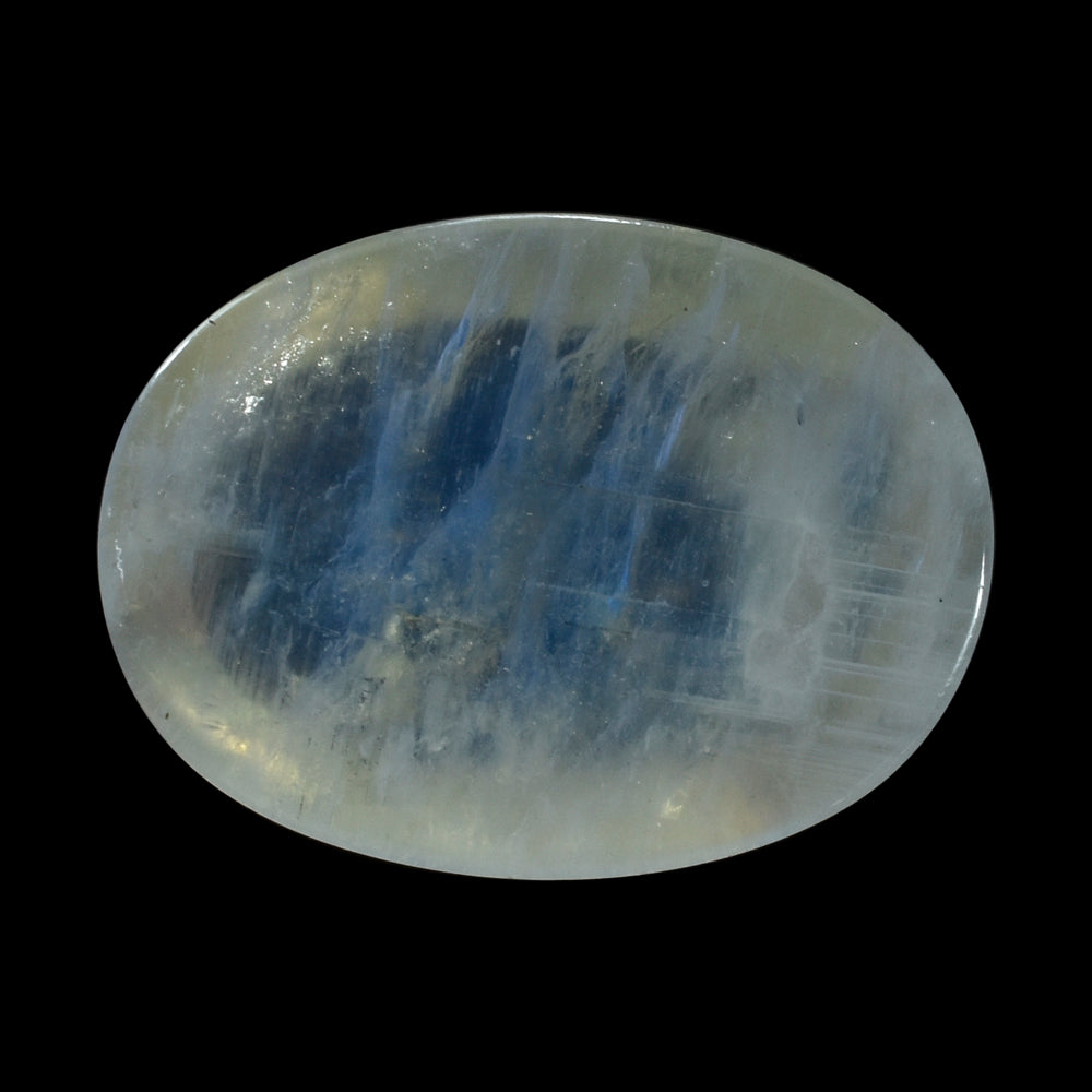 RAINBOW MOONSTONE OVAL CAB (SEMI CLOUDY) 24.00X18.00 MM 26.23 Cts.
