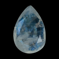RAINBOW MOONSTONE BOTH SIDE TABLE CUT PEAR (SEMI CLOUDY) 12.00X8.00 MM 2.36 Cts.