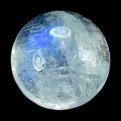 RAINBOW MOONSTONE (CLOUDY) PLAIN ROUND CAB 5.00X5.00 MM 0.58 Cts.