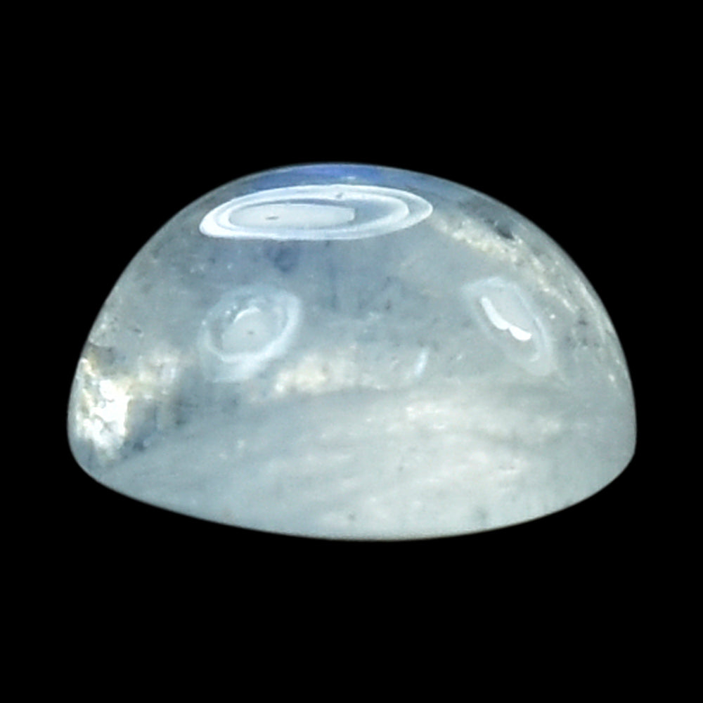 RAINBOW MOONSTONE (CLOUDY) PLAIN ROUND CAB 5.00X5.00 MM 0.58 Cts.