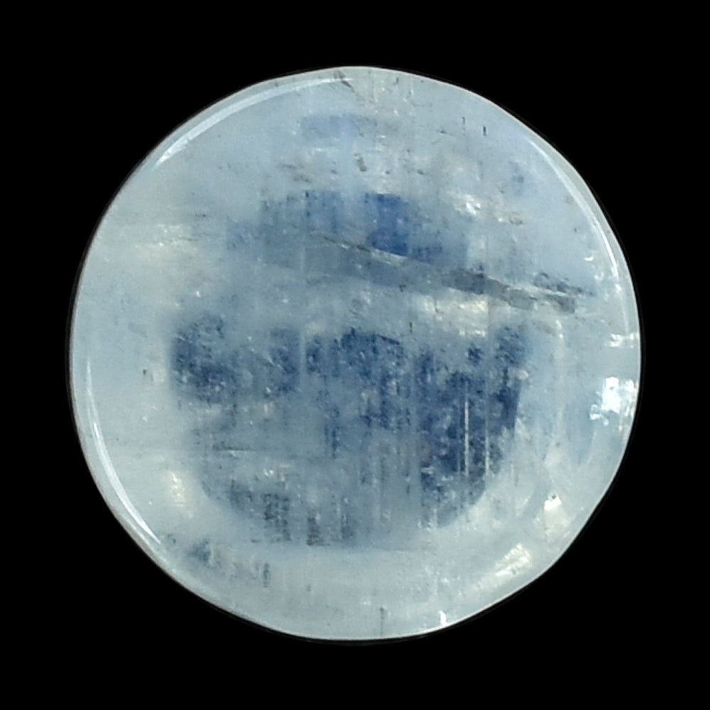 RAINBOW MOONSTONE (CLOUDY) PLAIN ROUND CAB 5.00X5.00 MM 0.58 Cts.