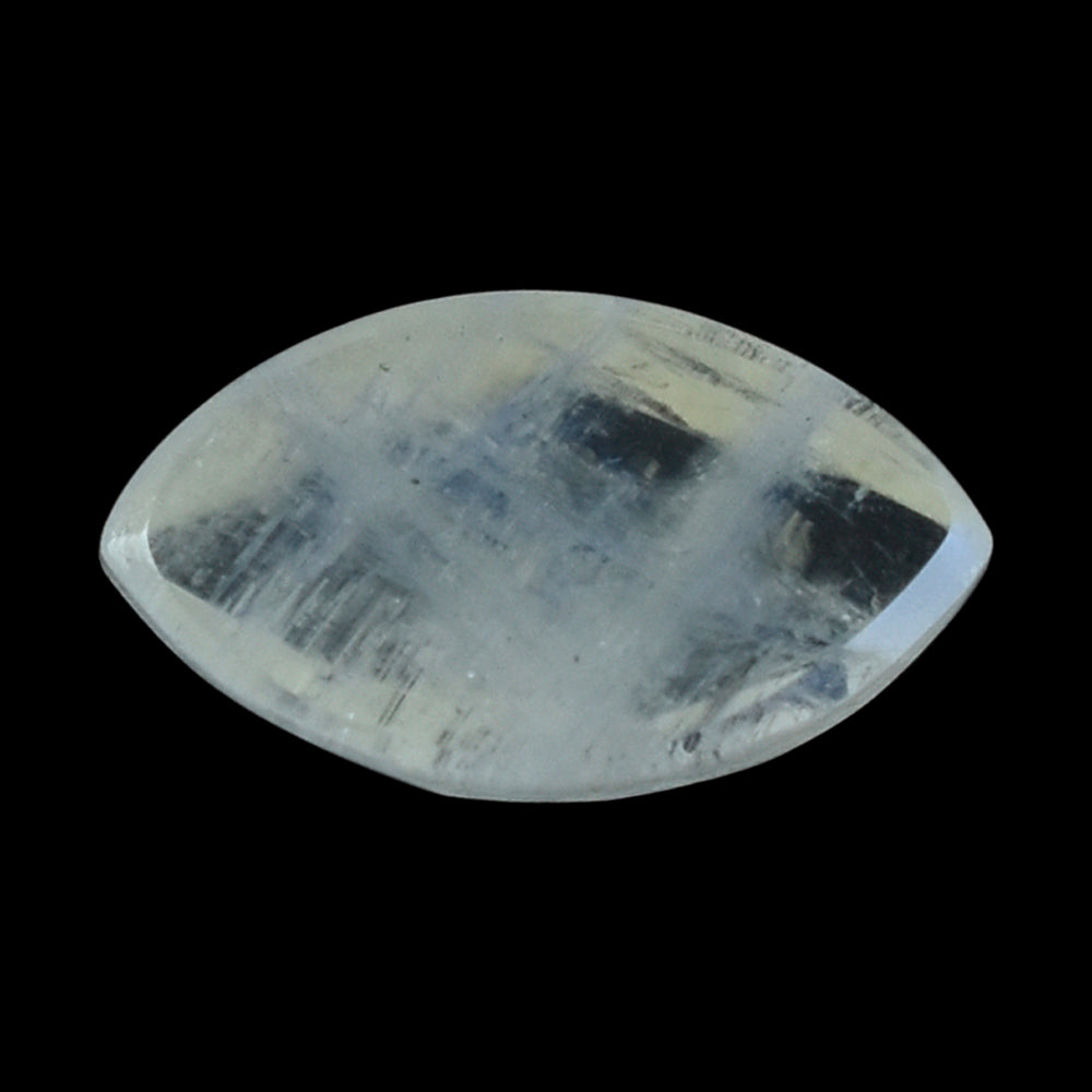 RAINBOW MOONSTONE ROSE CUT MARQUISE CAB (CLOUDY) 7.00X4.00 MM 0.51 Cts.