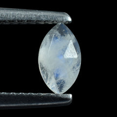 RAINBOW MOONSTONE ROSE CUT MARQUISE CAB (CLOUDY) 7.00X4.00 MM 0.51 Cts.