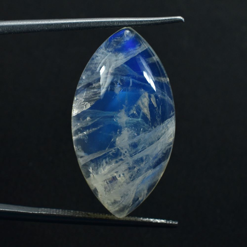 RAINBOW MOONSTONE CAB MARQUISE (SEMI CLOUDY) 26.00X14.00 MM 19.20 Cts.
