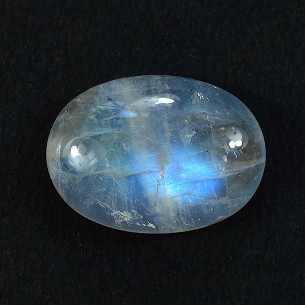 RAINBOW MOONSTONE OVAL CAB (CLOUDY) 18.00X13.00 MM 8.63 Cts.