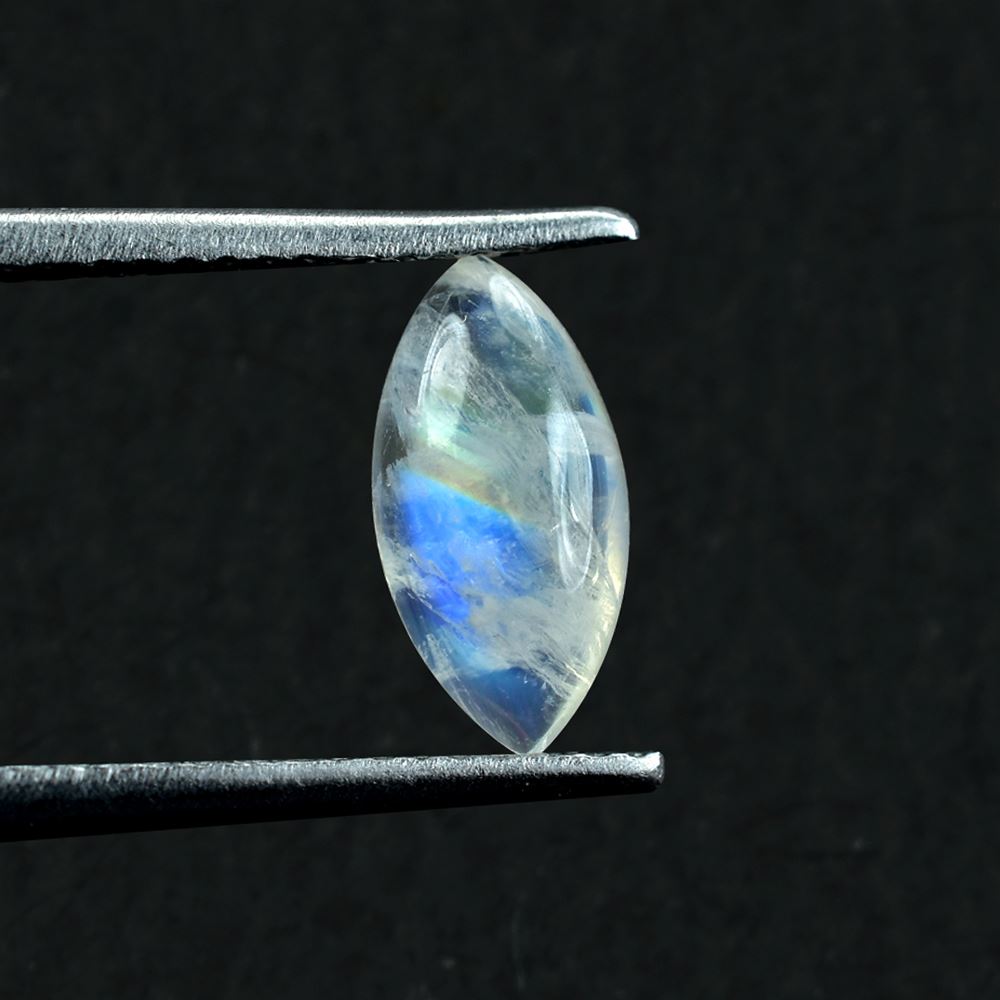 RAINBOW MOONSTONE CAB MARQUISE (SEMI CLOUDY) 10.00X5.00 MM 1.12 Cts.