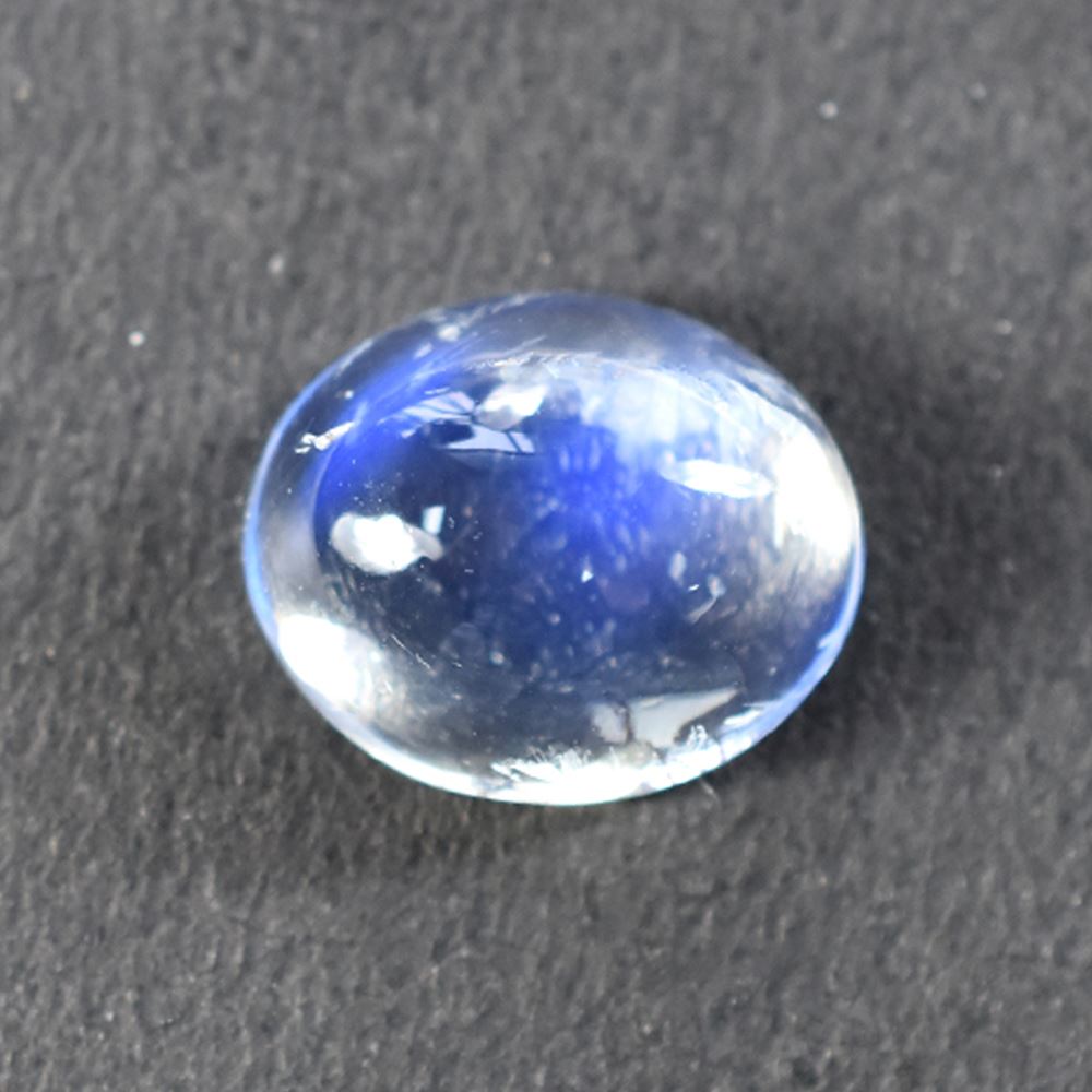 RAINBOW MOONSTONE OVAL CAB (SEMI CLOUDY) 12.00X10.00 MM 4.31 Cts.