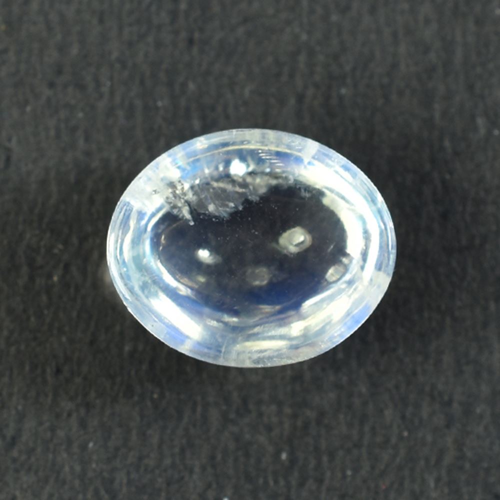 RAINBOW MOONSTONE OVAL CAB (SEMI CLOUDY) 12.00X10.00 MM 4.31 Cts.