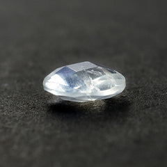 RAINBOW MOONSTONE CHECKER CUT BRIOLETTE OVAL (SEMI CLOUDY) 10.00X8.00 MM 2.24 Cts.