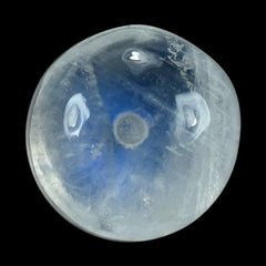 RAINBOW MOONSTONE BALL BEADS (SEMI-CLOUDY) (HALF DRILL) 7.00X6.50 MM 2.32 Cts.