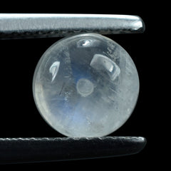 RAINBOW MOONSTONE BALL BEADS (SEMI-CLOUDY) (HALF DRILL) 7.00X6.50 MM 2.32 Cts.
