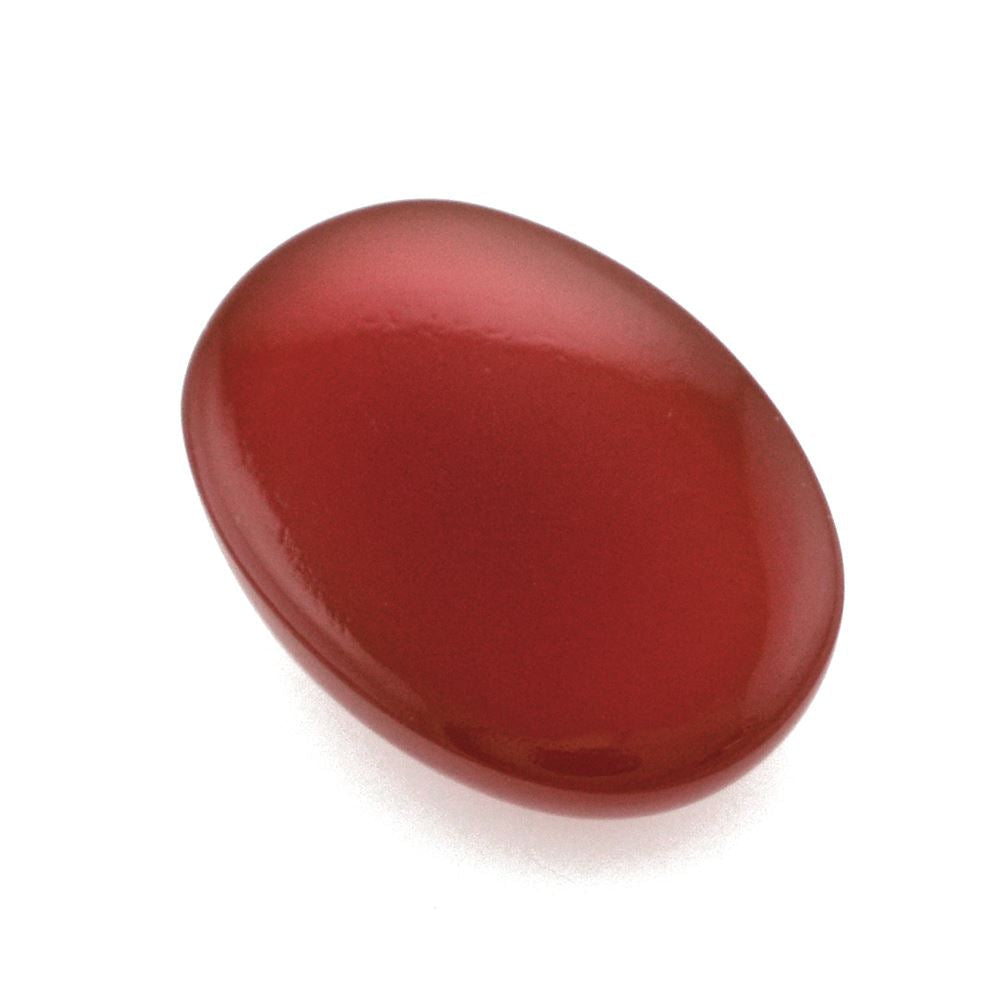 RED ONYX OVAL CAB 18X13MM 12.44 Cts.