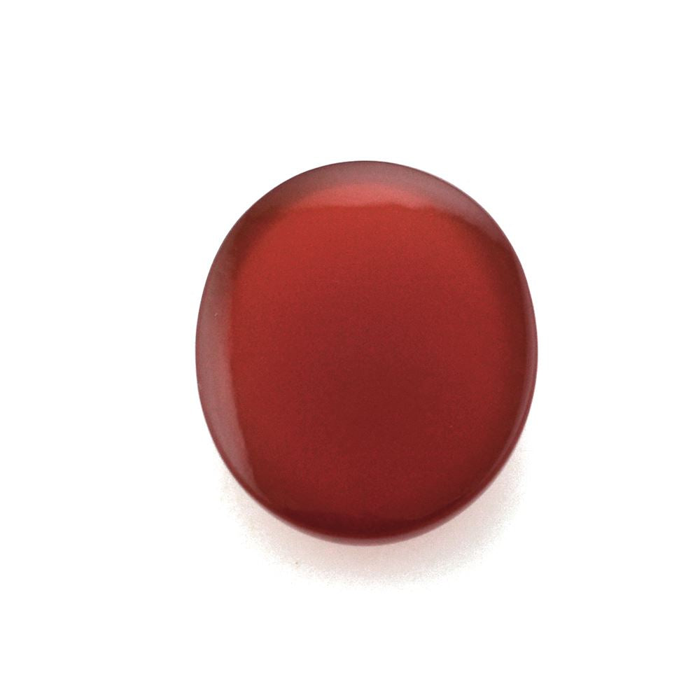 RED ONYX OVAL CAB 12X10MM 3.65 Cts.