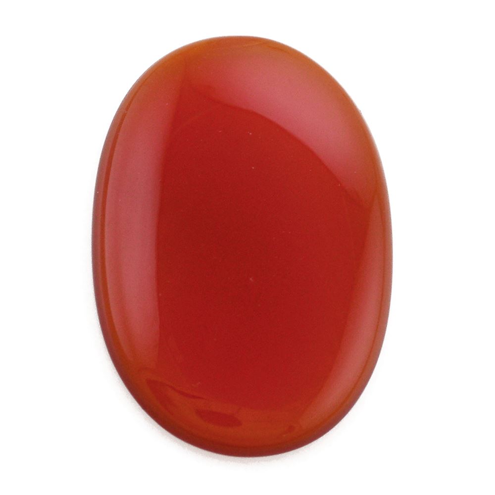RED ONYX OVAL CAB (FLAT) 30X20MM 19.25 Cts.