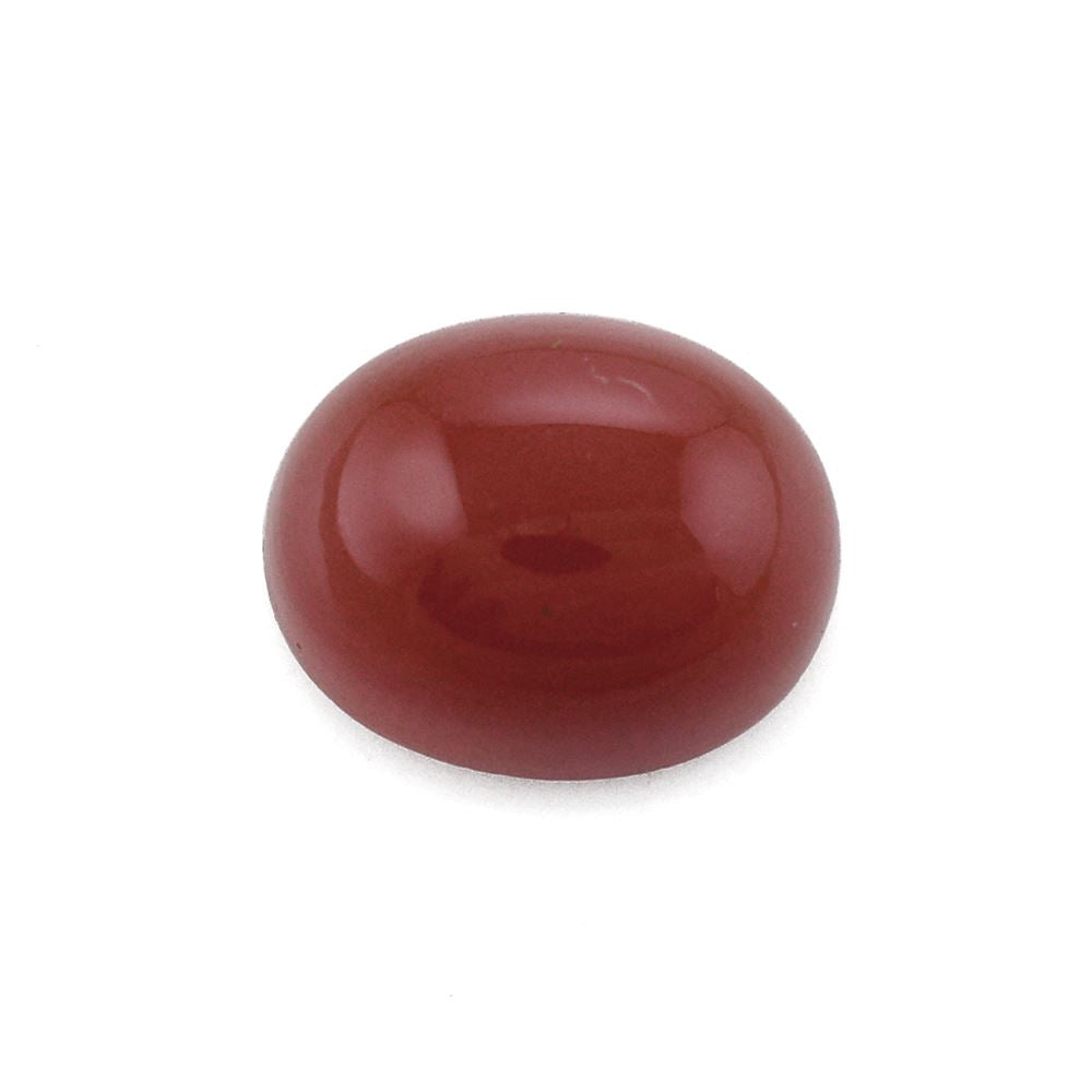 RED ONYX OVAL CAB 10X8MM 3.43 Cts.