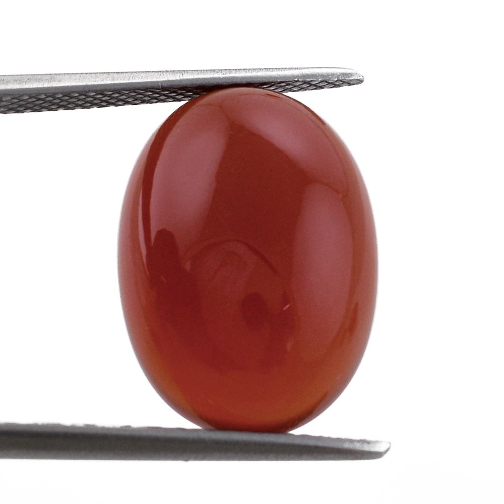 RED ONYX OVAL CAB 18X13MM 12.45 Cts.