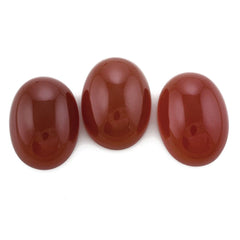 RED ONYX OVAL CAB 18X13MM 12.45 Cts.