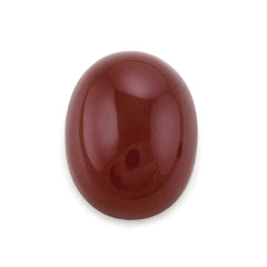 RED ONYX OVAL CAB 16X12MM 9.13 Cts.