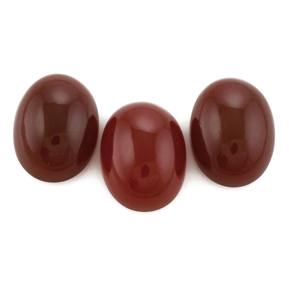 RED ONYX OVAL CAB 16X12MM 9.13 Cts.