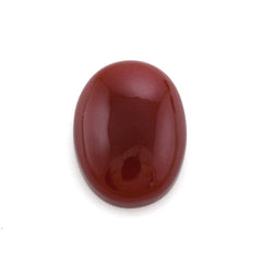 RED ONYX OVAL CAB 12X9MM 3.82 Cts.