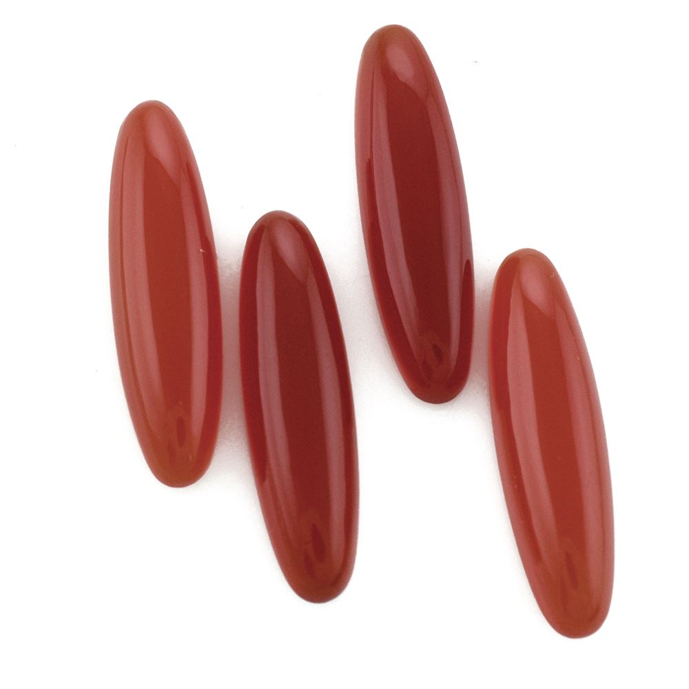 RED ONYX OVAL CAB 24X6.50MM 5.32 Cts.