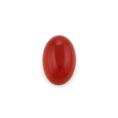 RED ONYX OVAL CAB 6X4MM 0.46 Cts.