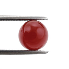 RED ONYX ROUND CAB (HIGH DOME) 8MM 3.00 Cts.