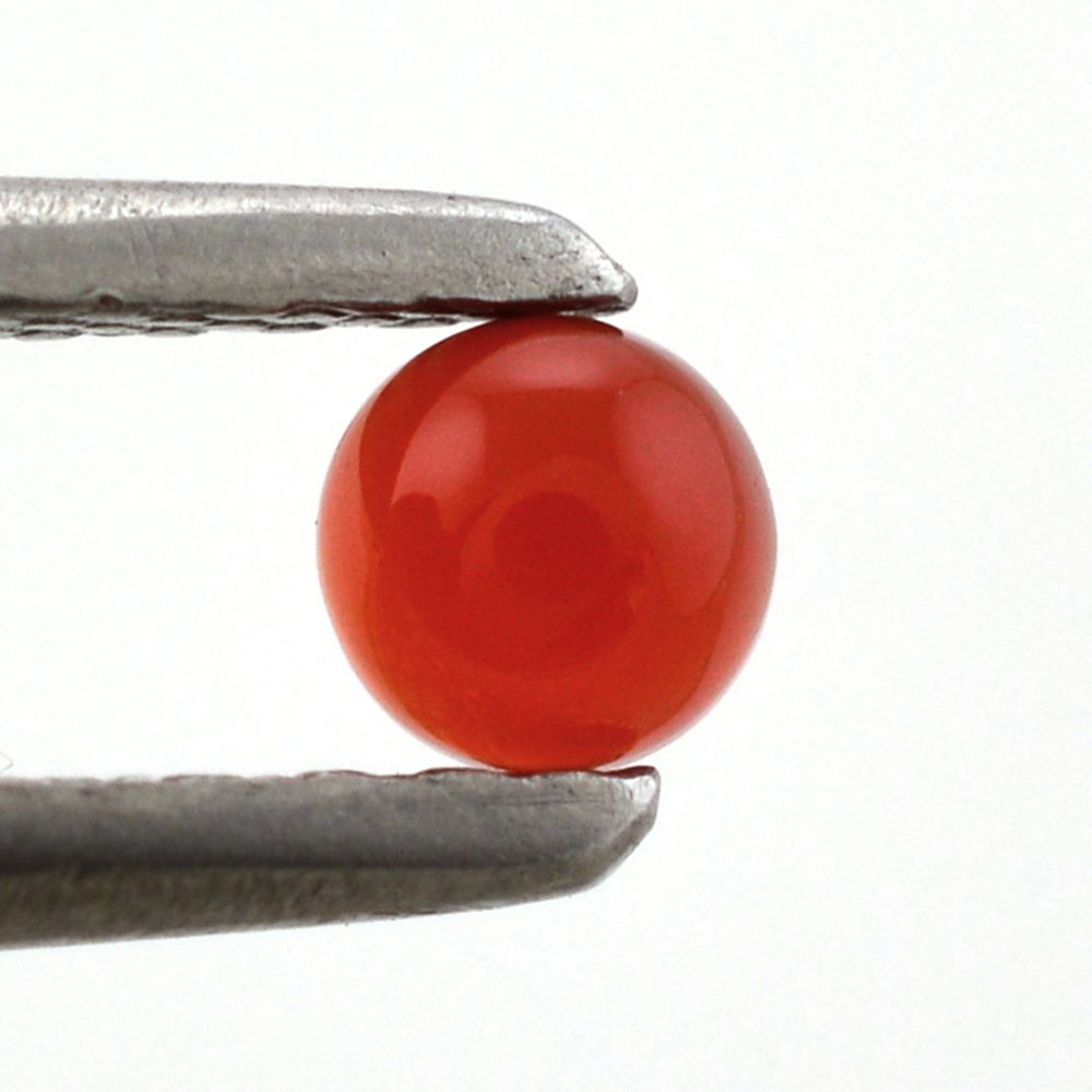 RED ONYX ROUND CAB 3MM 0.14 Cts.