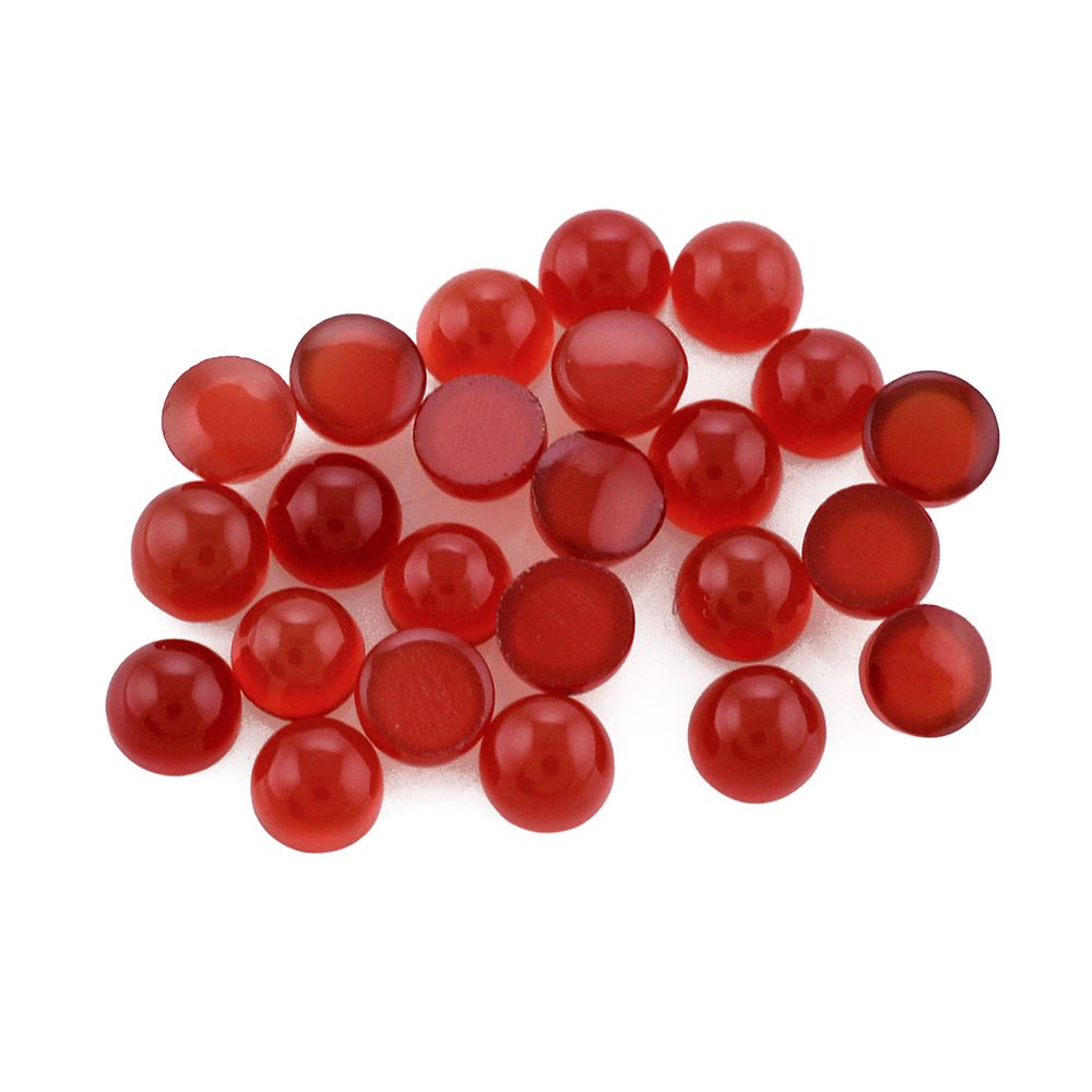 RED ONYX ROUND CAB 3MM 0.14 Cts.