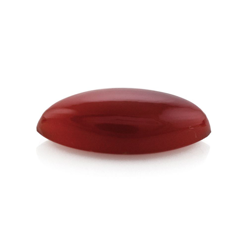 RED ONYX MARQUISE CAB 15X7MM 3.01 Cts.