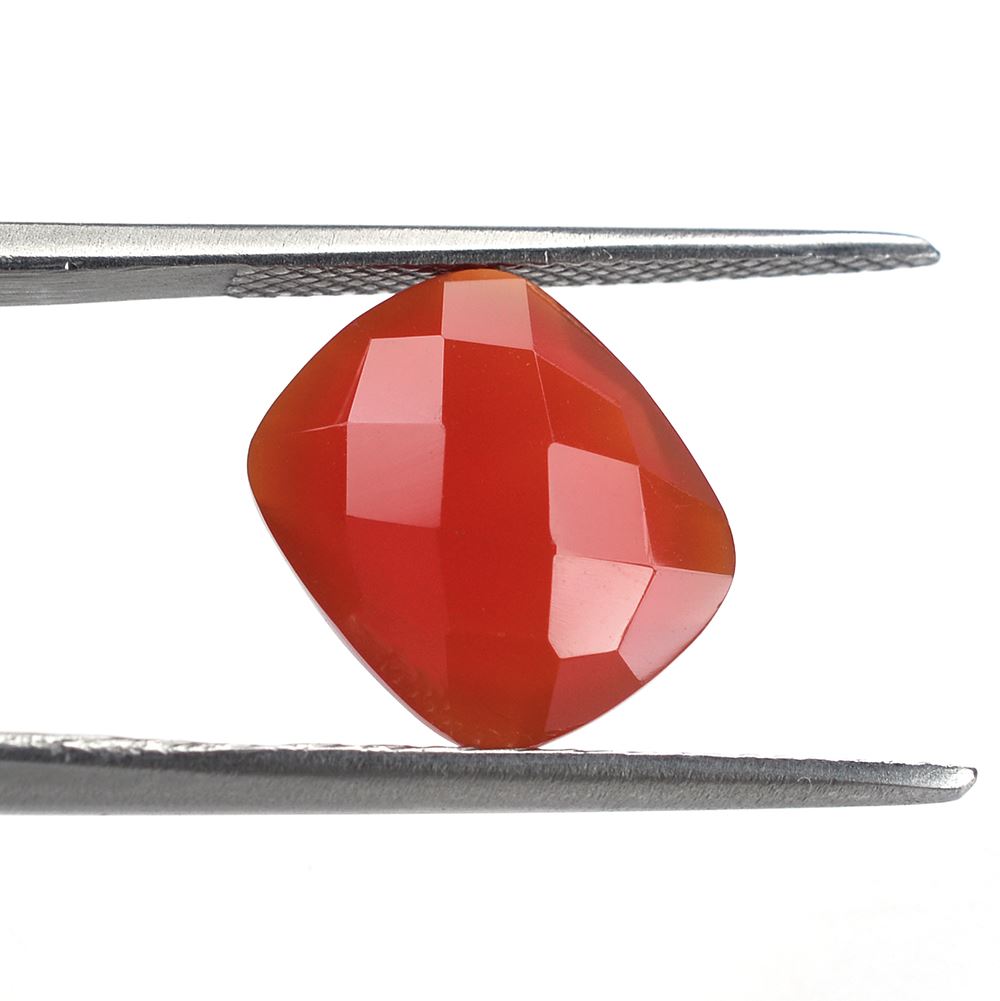 RED ONYX BRIOLETTE CUSHION 12X10MM 4.53 Cts.