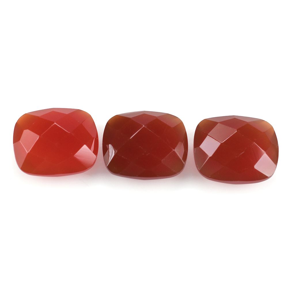 RED ONYX BRIOLETTE CUSHION 12X10MM 4.53 Cts.
