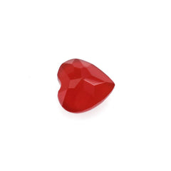 RED ONYX CUT HEART 4MM 0.30 Cts.