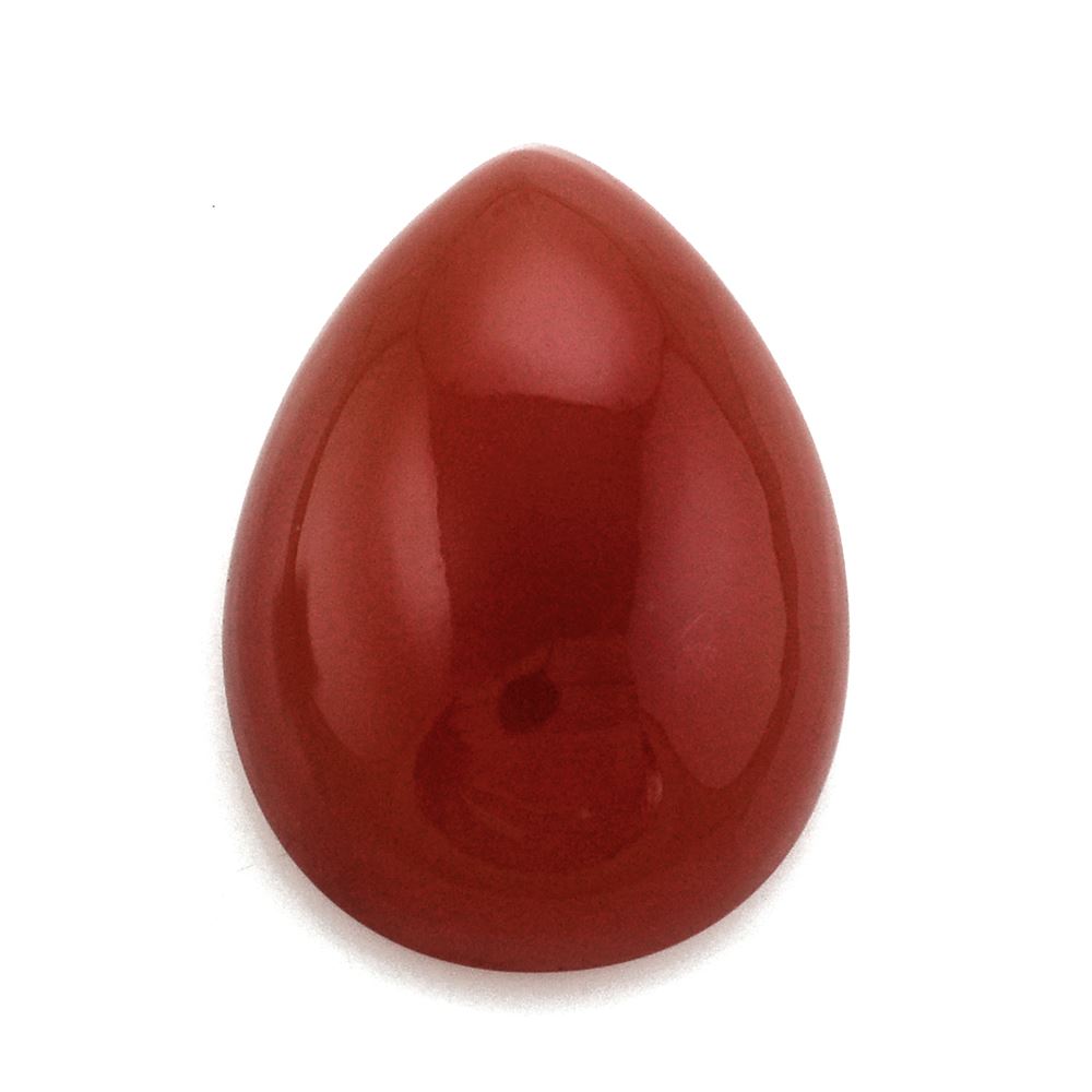 RED ONYX PEAR CAB 22X16MM 20.55 Cts.
