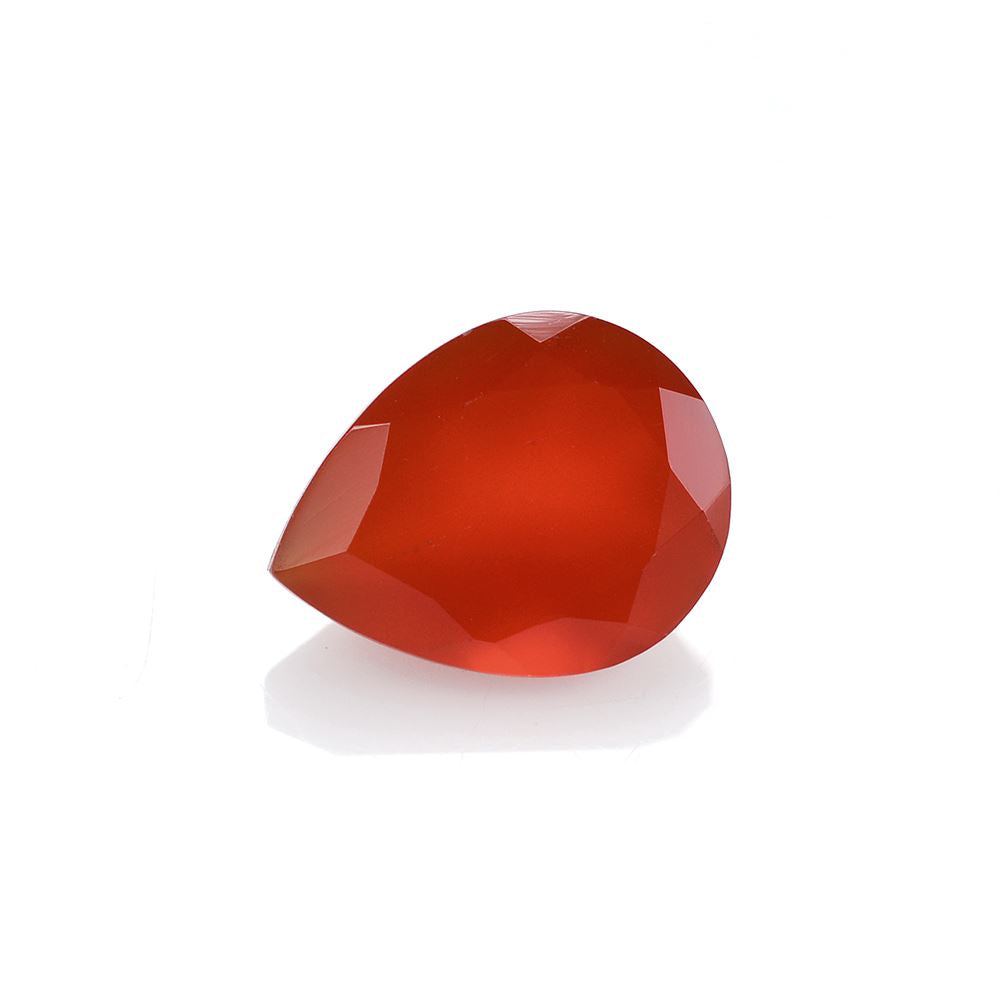 RED ONYX CUT PEAR 9X7MM 1.50 Cts.