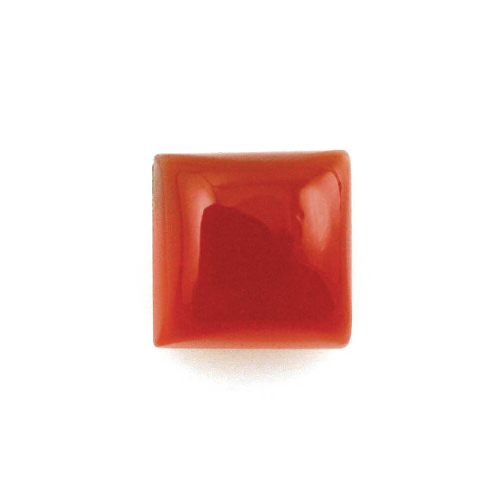 RED ONYX SQUARE CAB 5MM 0.79 Cts.
