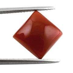 RED ONYX SQUARE CAB 10MM 4.89 Cts.