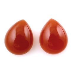 RED ONYX PEAR CAB 10X8MM 2.43 Cts.