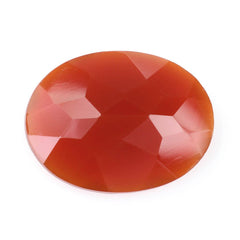 RED ONYX CUT OVAL 16X12MM 6.63 Cts.