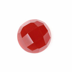 RED ONYX CHECKER ROUND CAB 6MM 0.98 Cts.