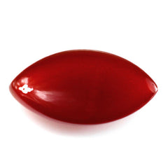 RED ONYX MARQUISE CAB 23X11MM 11.05 Cts.