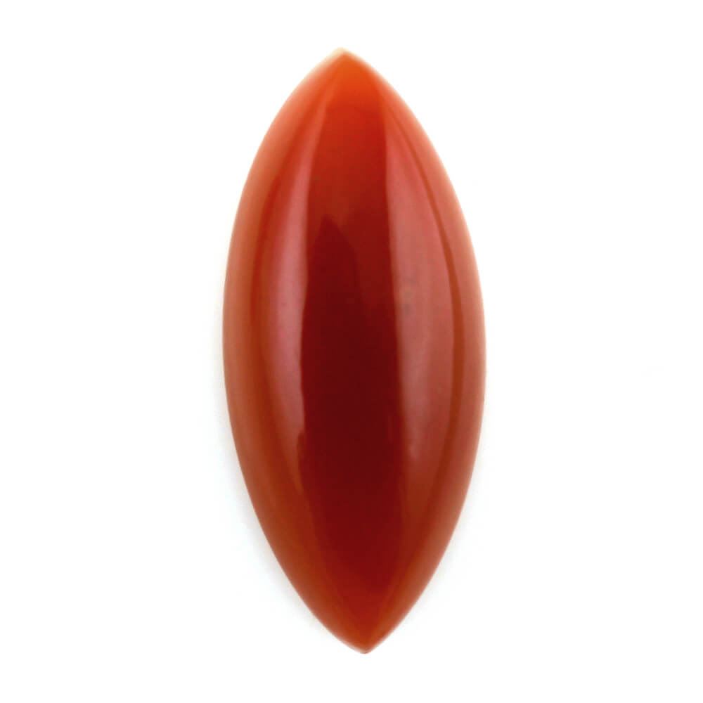 RED ONYX MARQUISE CAB 21X9MM 5.83 Cts.