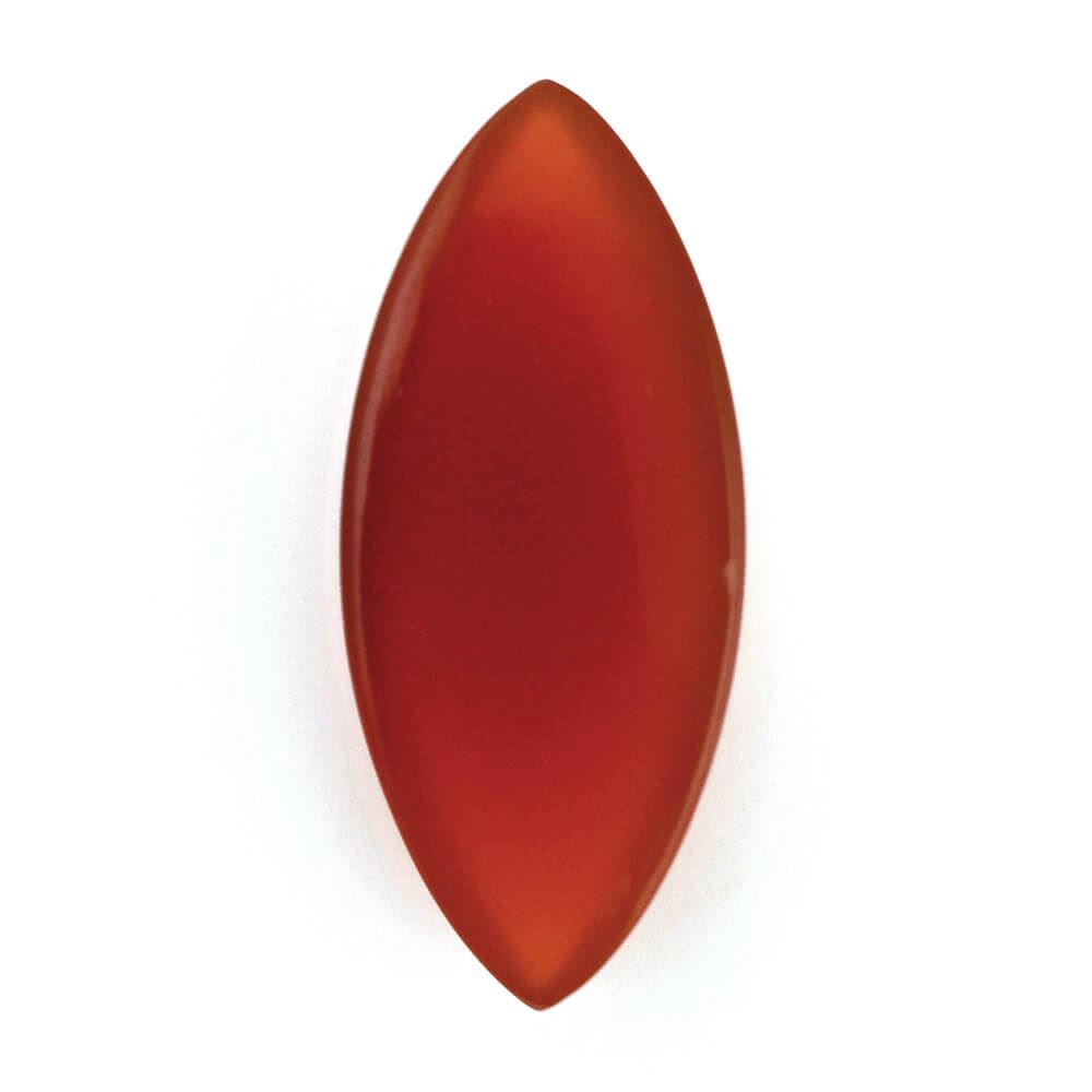 RED ONYX MARQUISE CAB 21X9MM 5.83 Cts.