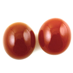 RED ONYX OVAL CAB 16X14MM 12.25 Cts.