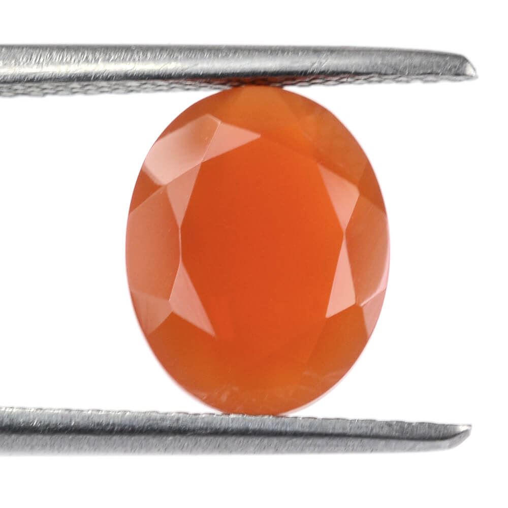 RED ONYX CUT OVAL 10X8MM 2.27 Cts.