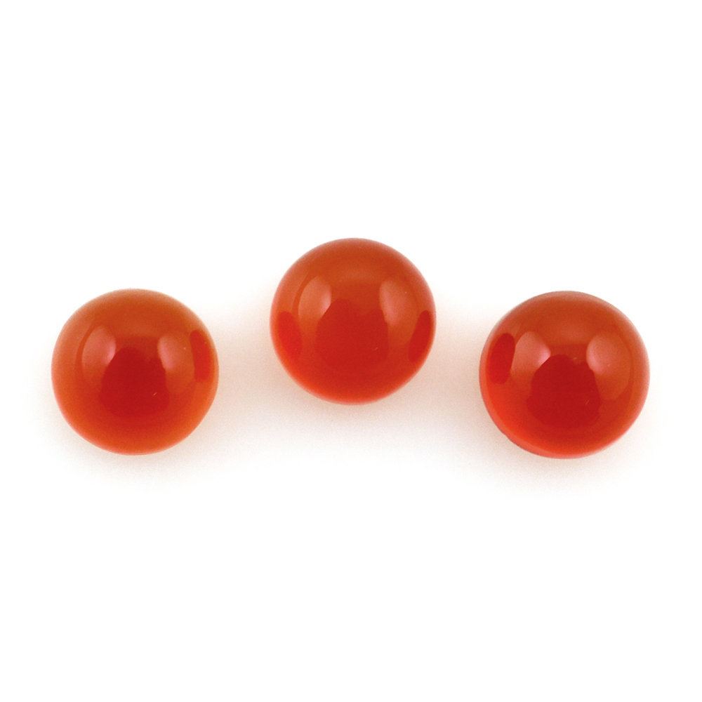 RED ONYX ROUND CAB 4MM 0.30 Cts.