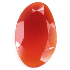 RED ONYX CUT IRREGULAR OVAL 22X14MM 9.19 Cts.