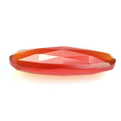 RED ONYX ROSE CUT BRIOLETTE OVAL 20X10MM 6.03 Cts.