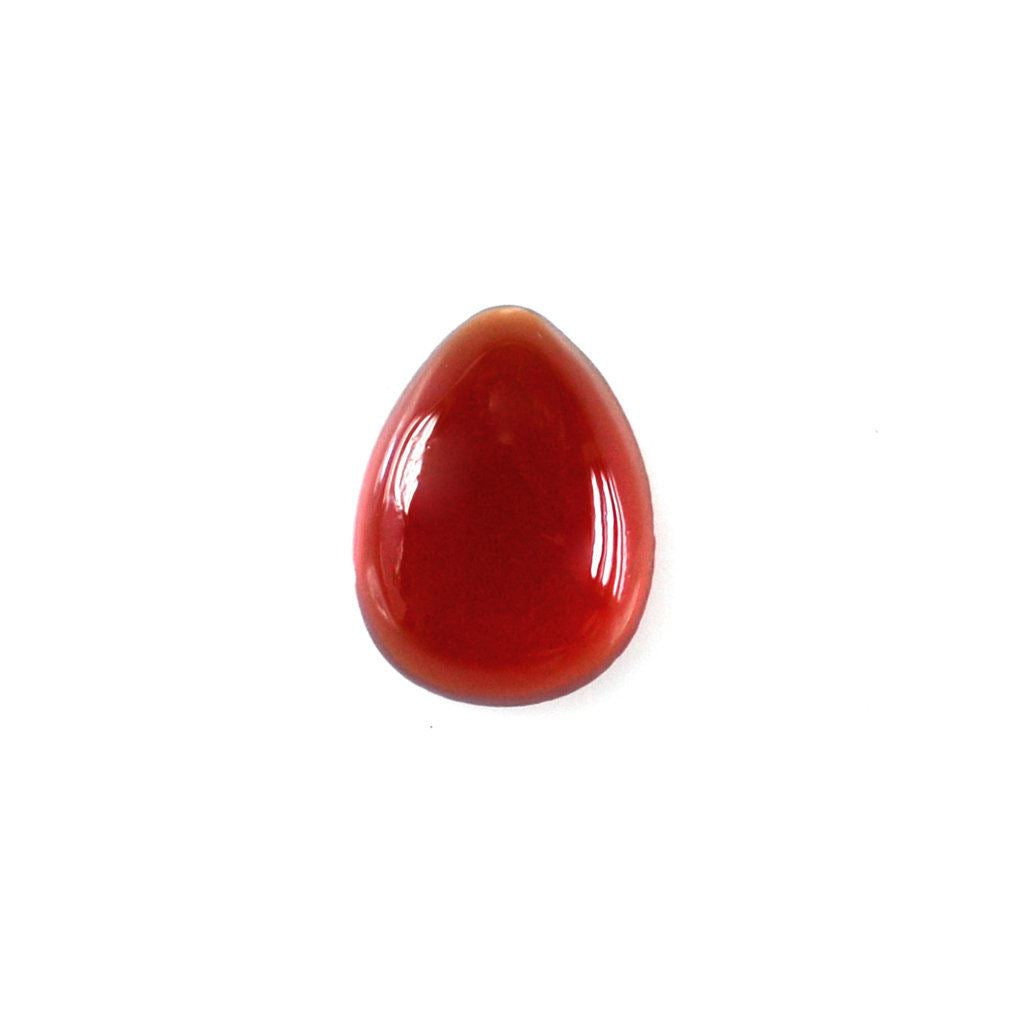 RED ONYX PEAR CAB (DARK) 4.20X3.11MM 0.13 Cts.